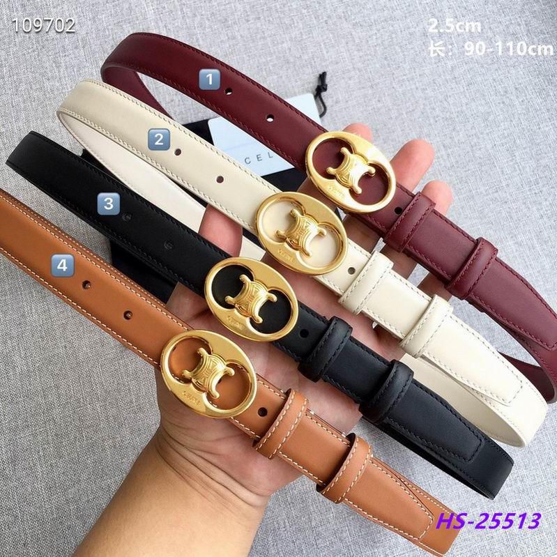 2025Celine Belt 25mm 0827